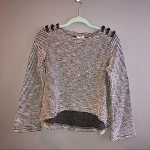Charcoal Flare Sleeve Roxy Sweater Size XS